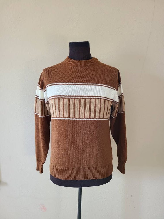 60s sweater, mens medium