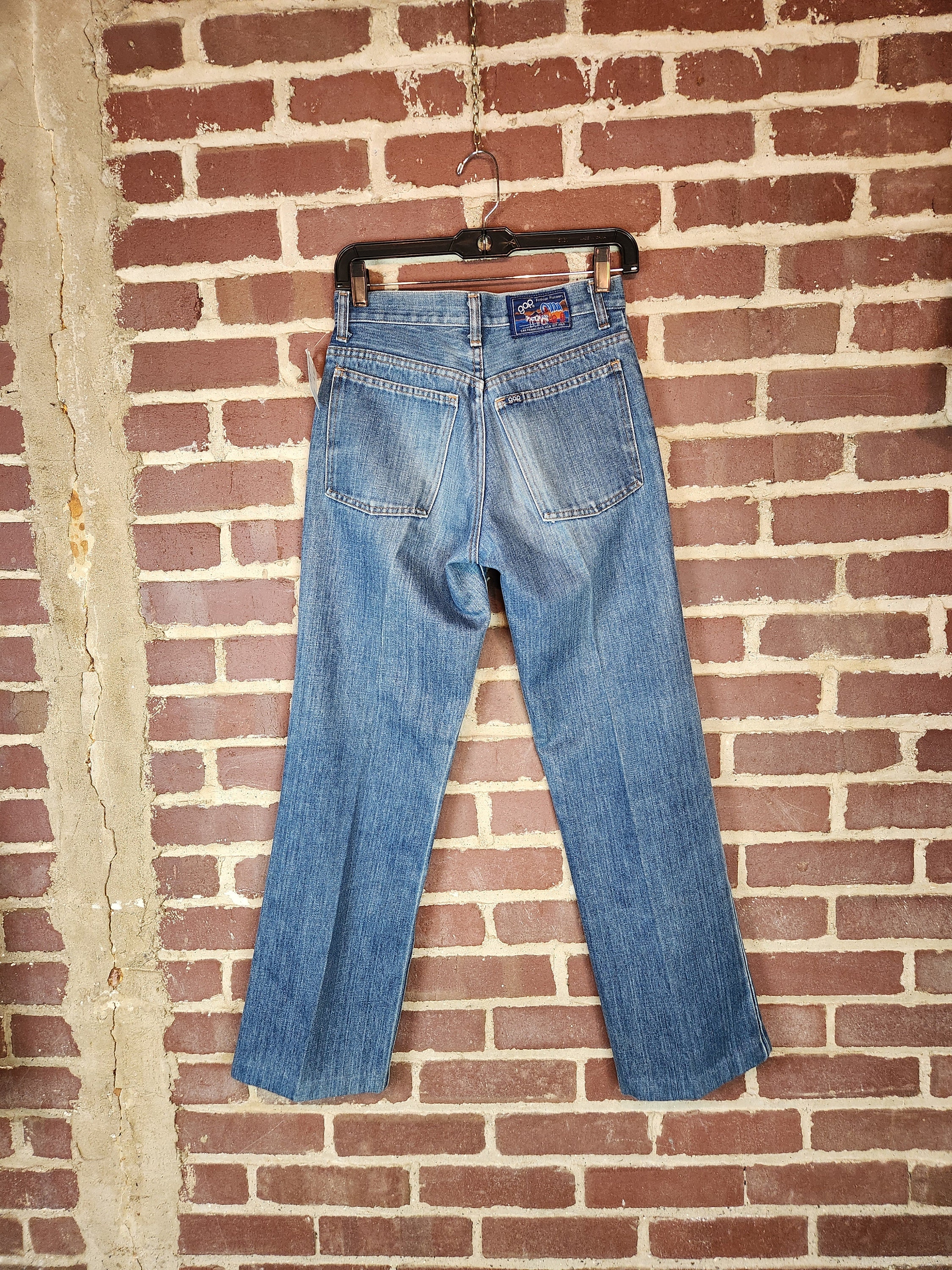 初期 70s old gap 小文字 denim pants vintage NWT Vintage 1970s Gap Fashion Pioneers - Authentic Super