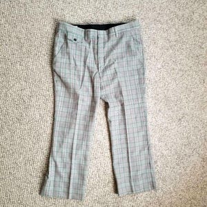70s Checked Pants - Etsy