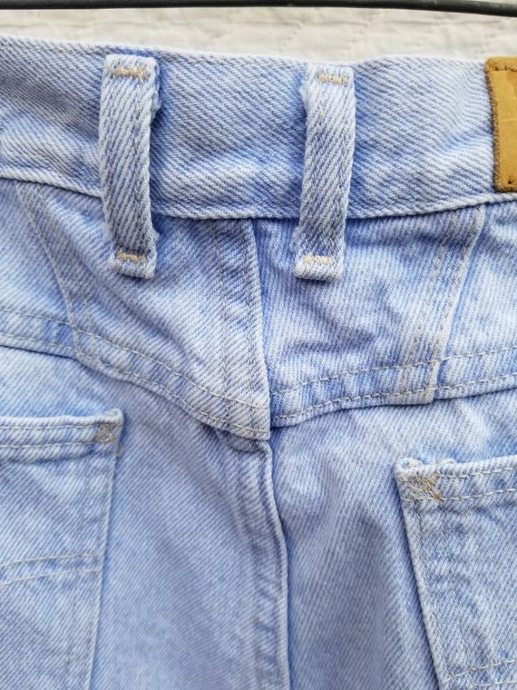 80s Lee jeans 16 womens light wash denim - image 8