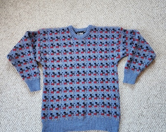 Vintage wool sweater, Eskimo brand, made in England, 42 chest