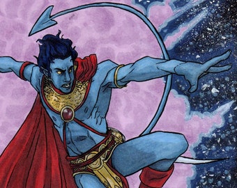 Kurt Wagner: Warlord of ? Original Illustration