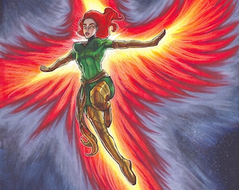 X-Men Pheonix Original Art