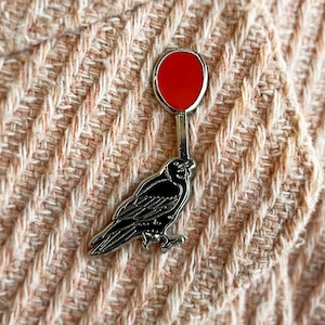 Matthew the Raven Hard Enamel Pin