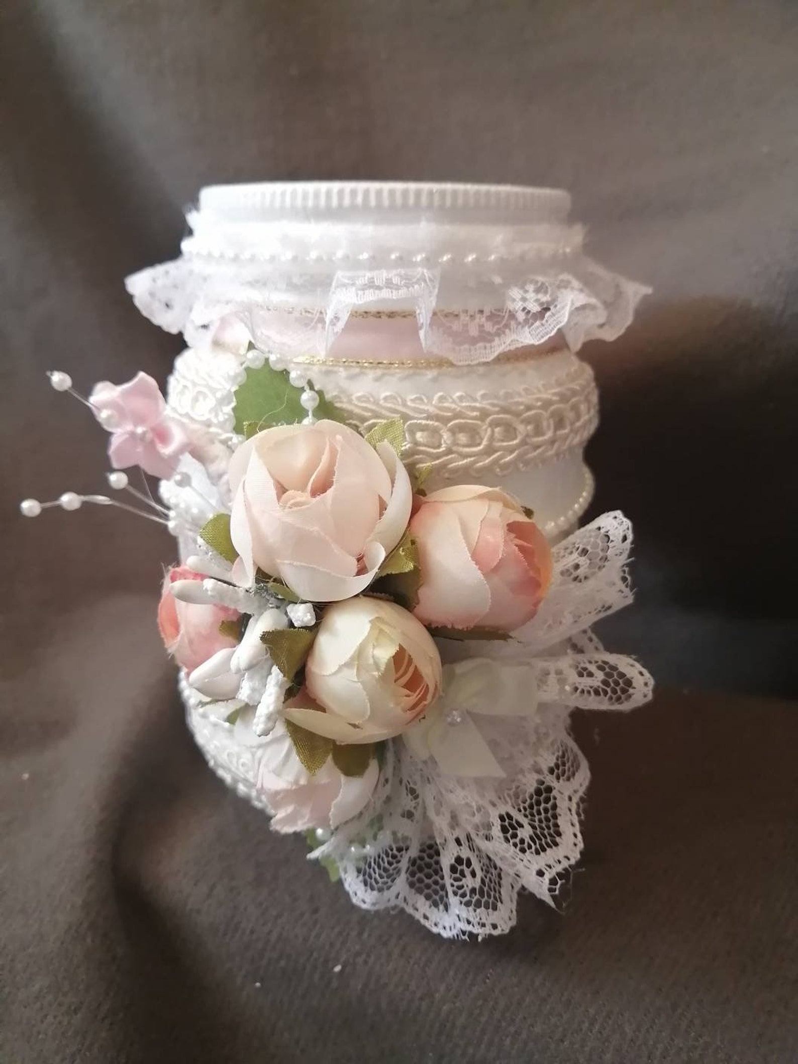 Shabby Chic Decor Shabby Chic Bathroom Accessories Vase Etsy