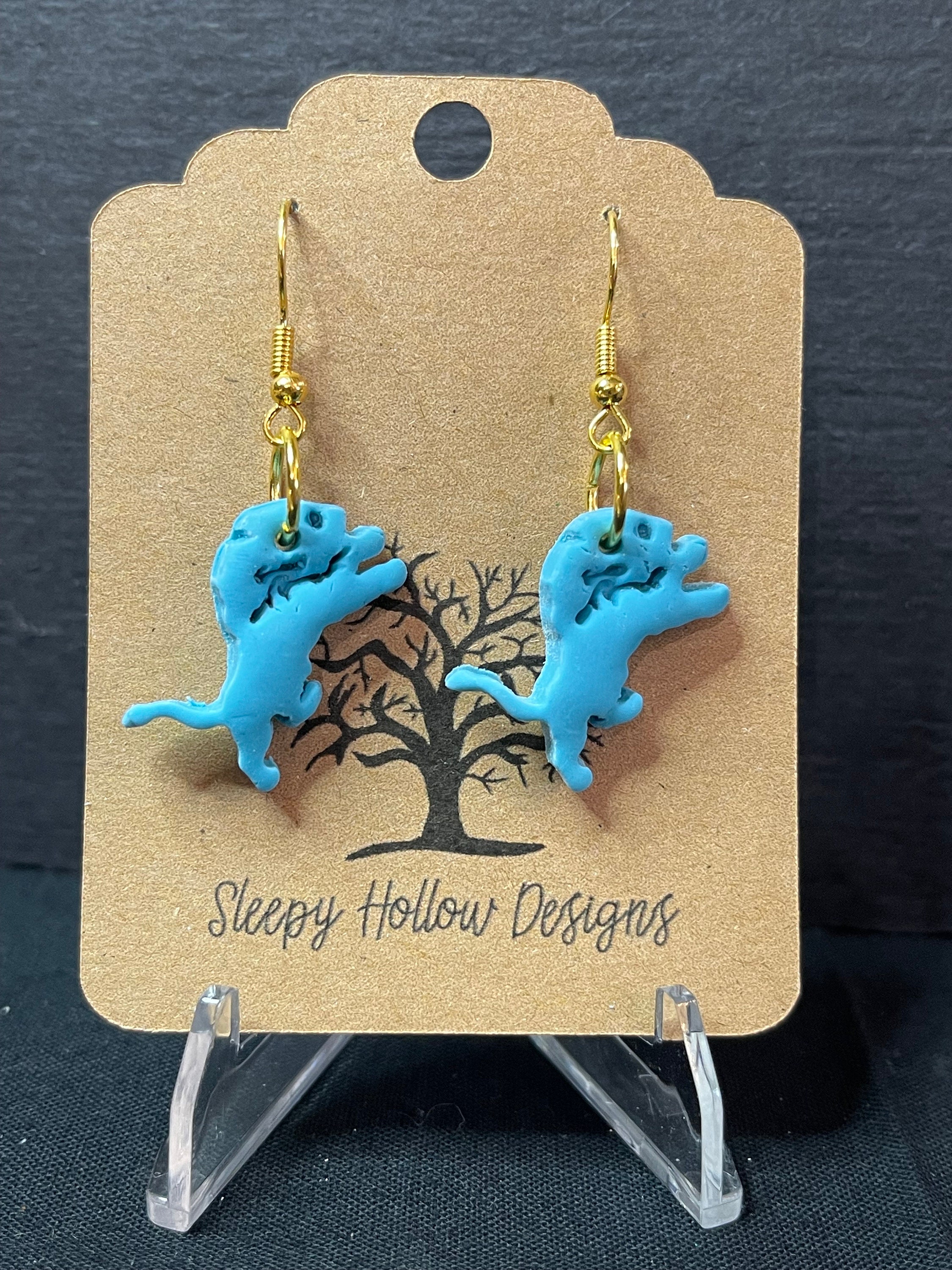Hand Crafted, Jewelry, Detroit Tigers D Logo Earrings Choice Of Post Or  Hooks