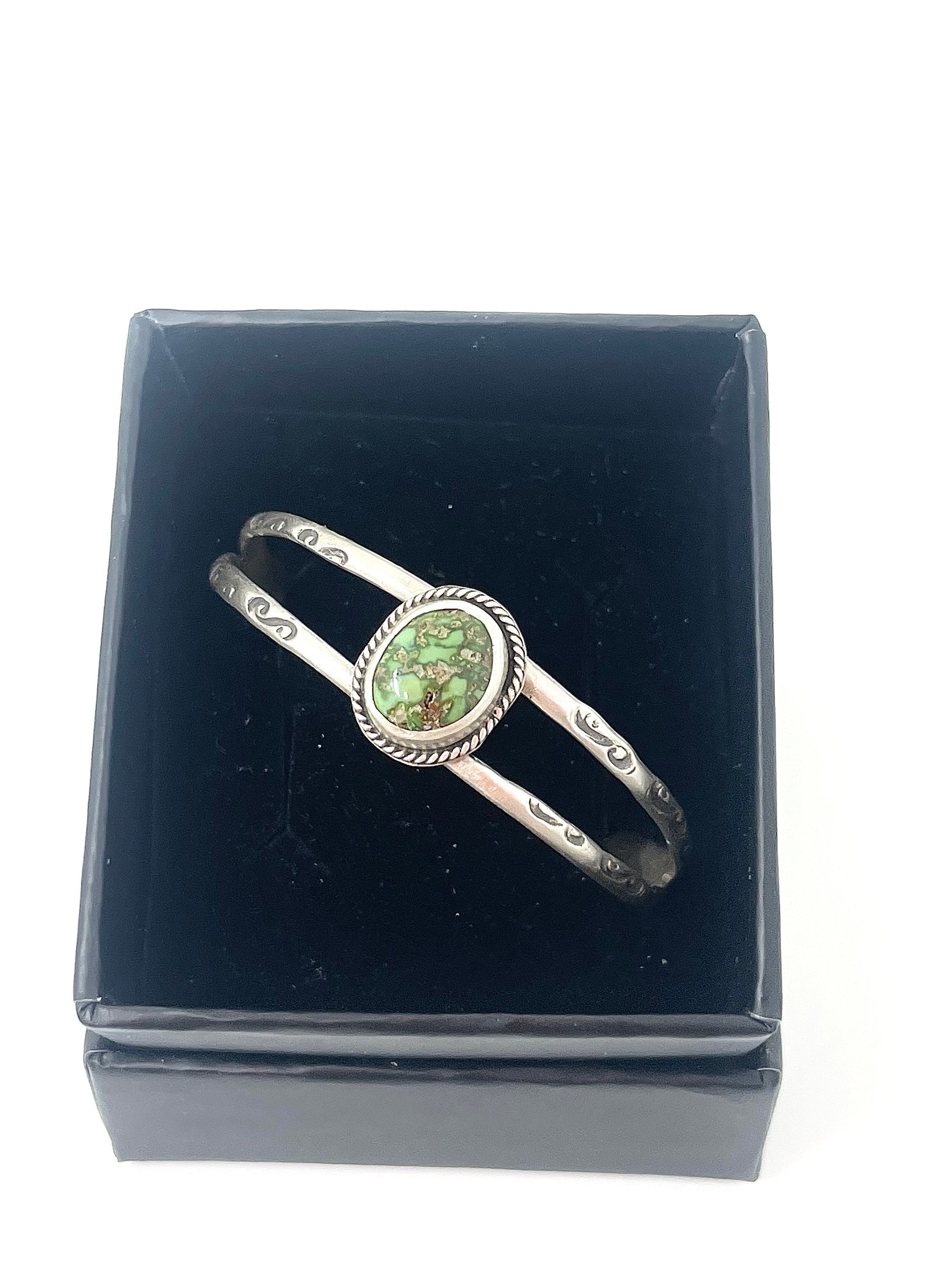 Sonoran Gold Turquoise Newborn/keepsake Baby Bracelet Etsy