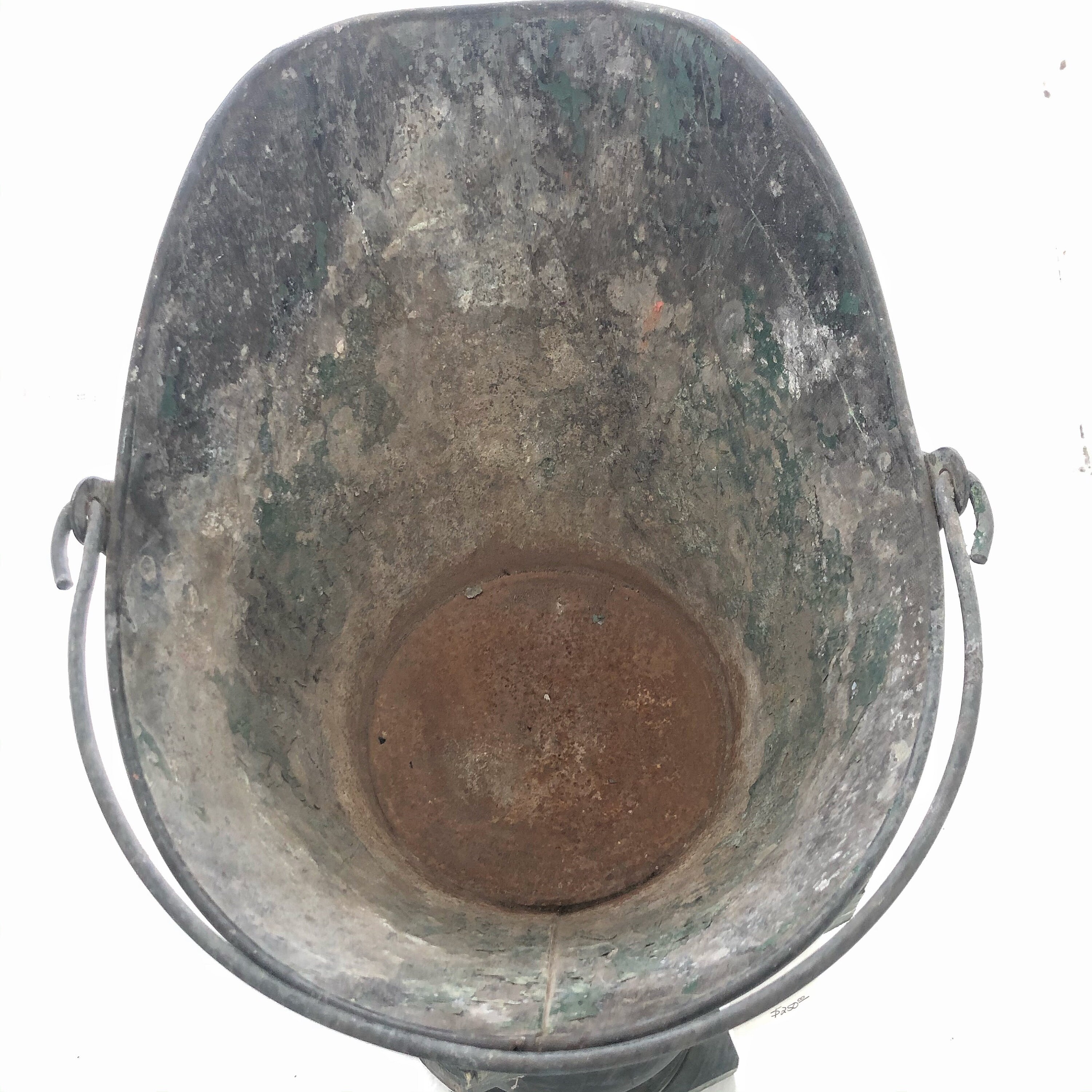 Vintage Galvanized Steel Coal Bucket Etsy