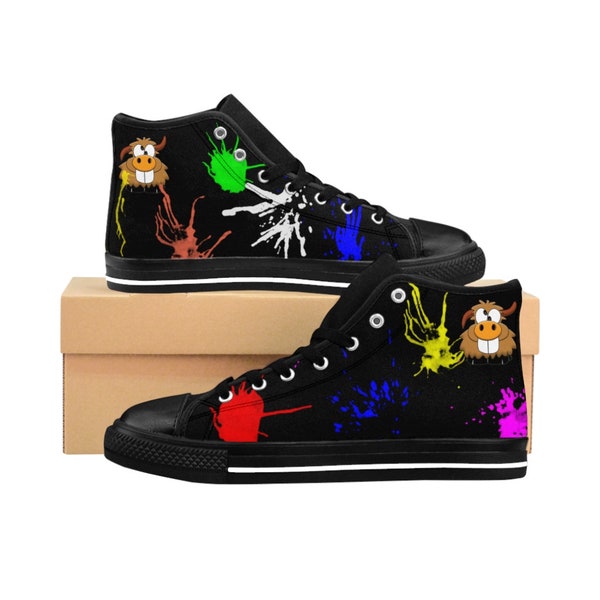 Splatter Paint Shoes Etsy