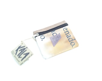 Upcycled advertising banner &quot;Chalawan&quot; coin purse