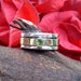 Classic Peridot gemstone ring, Spinner ring, 925 sterling silver ring, Organic ring,Spinning ring, Happy ring, Minimalist ring, Spin ring 