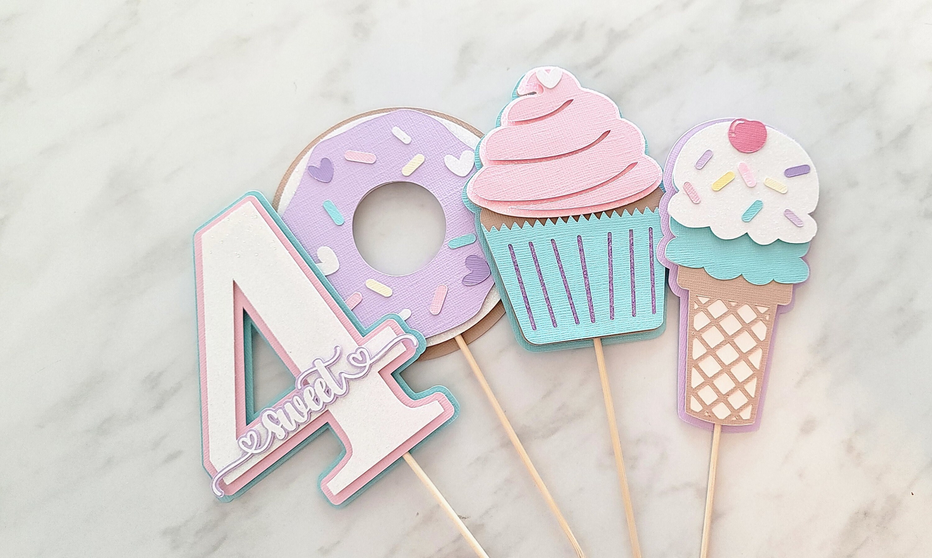 Sweets Party table centerpieces