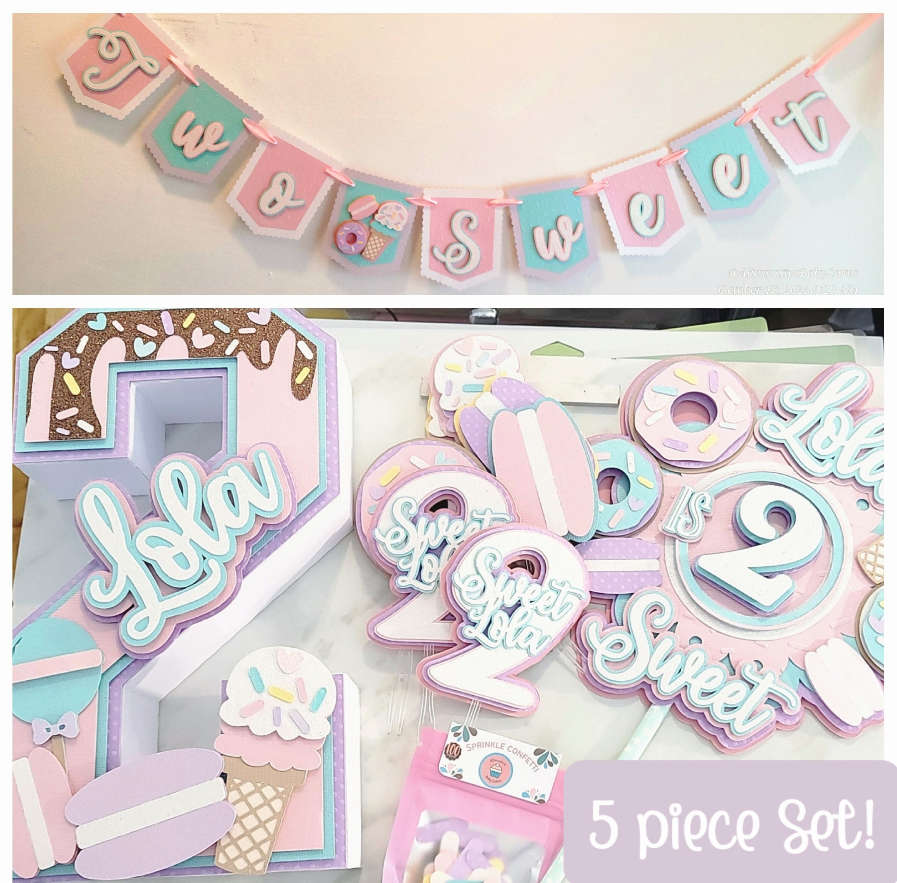 Two Sweet Party Decorations