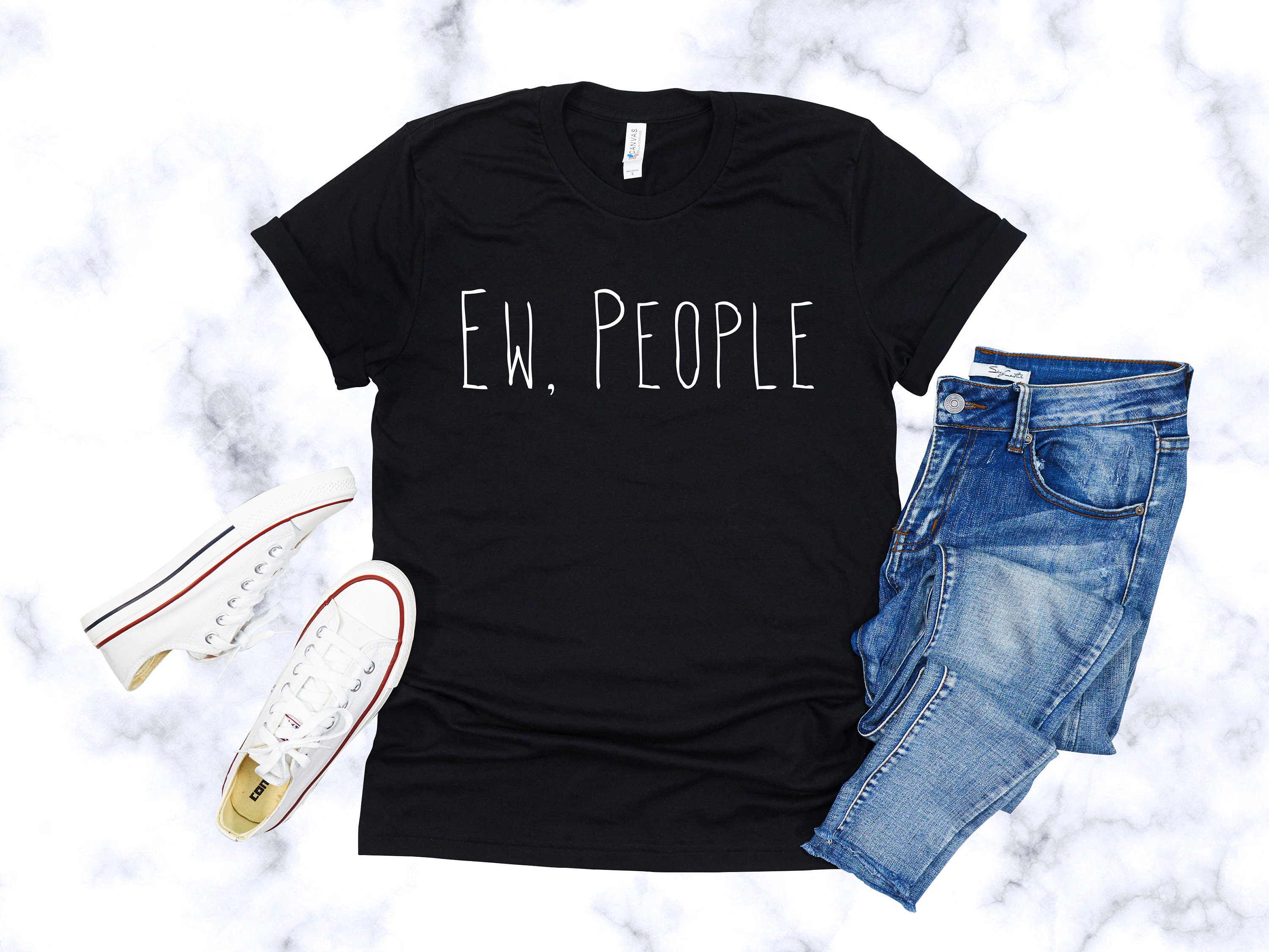 Ew People T Shirt Fashion Tumblr Quote Funny Joke Antisocial - Etsy