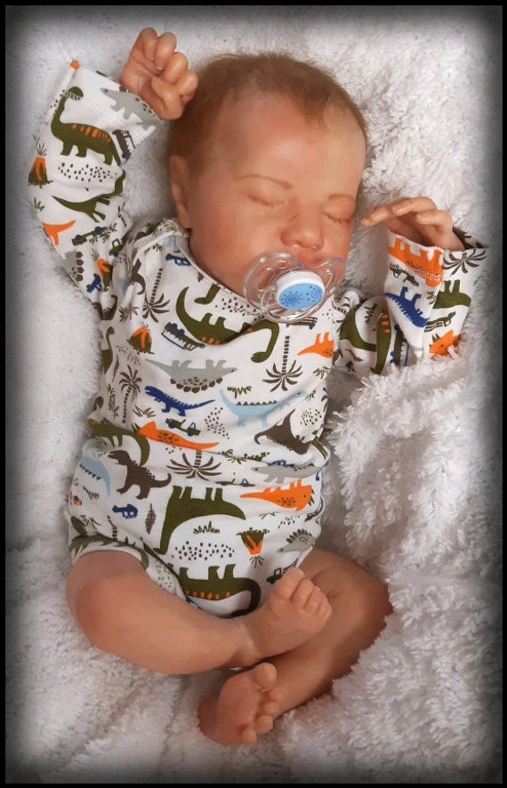 Bebe Reborn Kit Levi De Bonnie Brown Poupee Reborn Garcon Etsy Canada