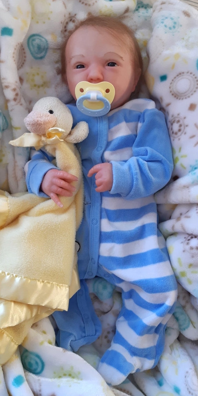 Bébé reborn garçon yeux ouverts poupée reborn thérapeutique Etsy