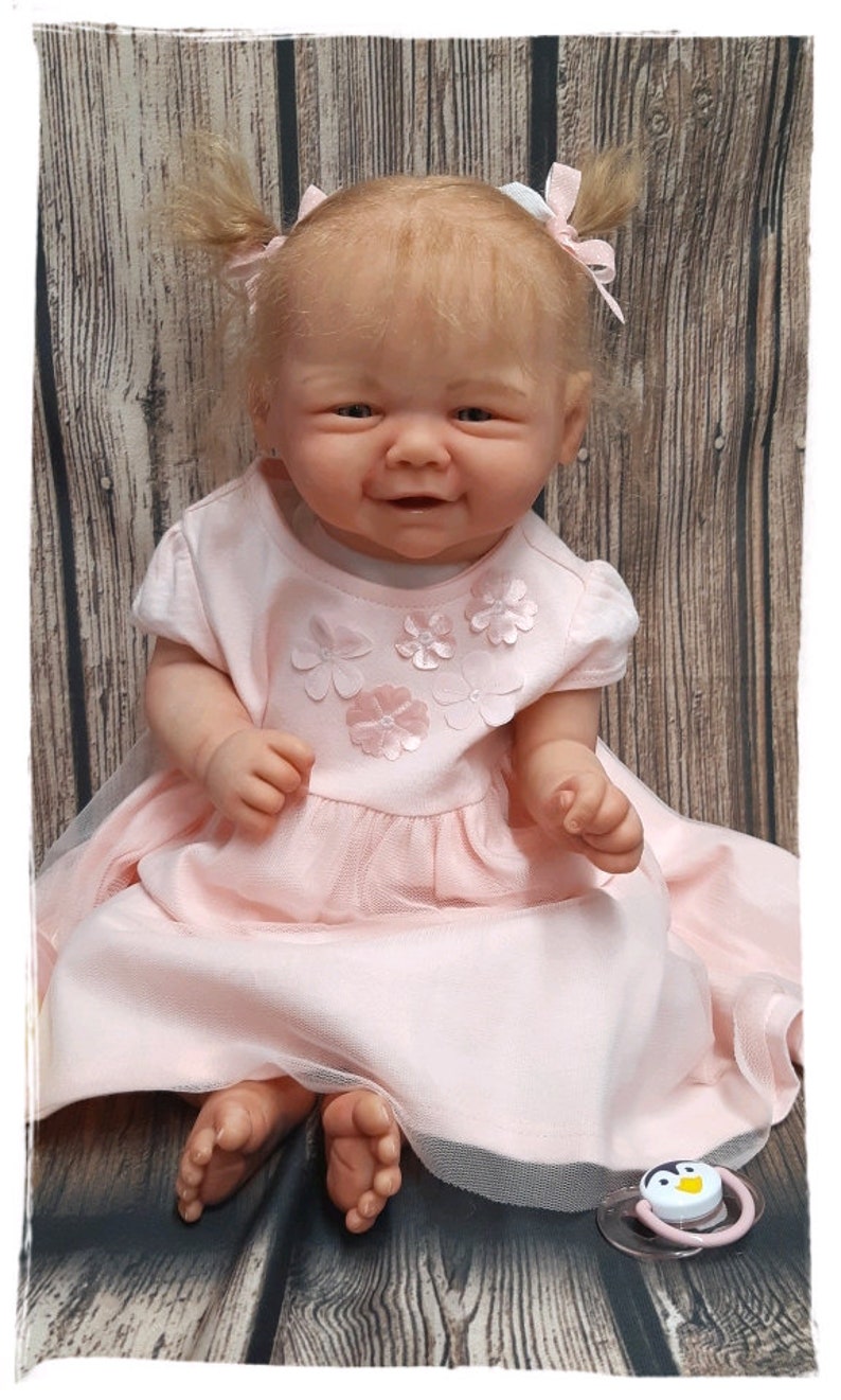Baby reborn kit Vivienne by Sandy Faber awake reborn doll Etsy