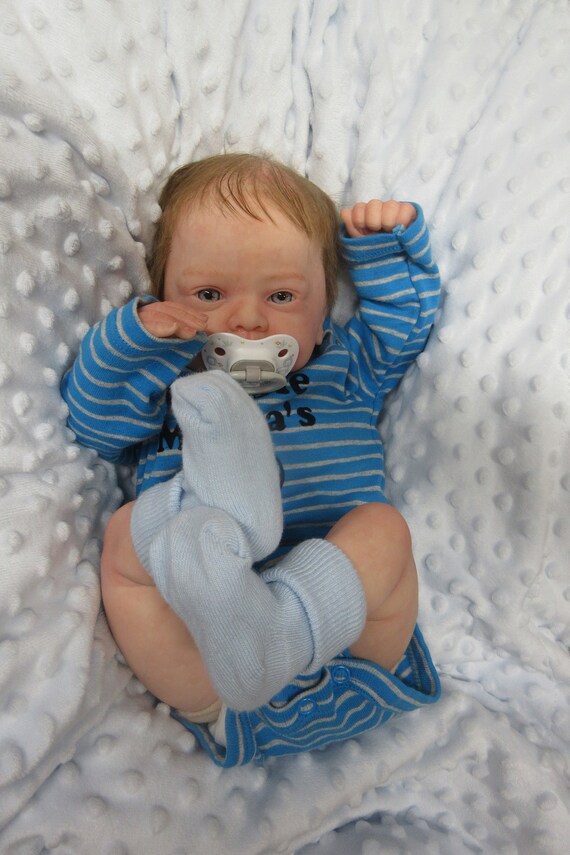 Bebe Reborn Garcon Kit Yael De Gudrun Legler Poupee Reborn Etsy Canada