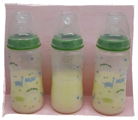 fake milk baby bottle