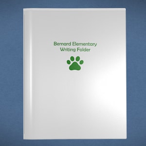 100+ Personalized Folders | Flexible Plastic Presentation Folders | Multi-Purpose School Home Office Organization | Customized