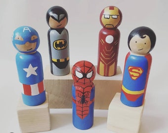 superman peg doll