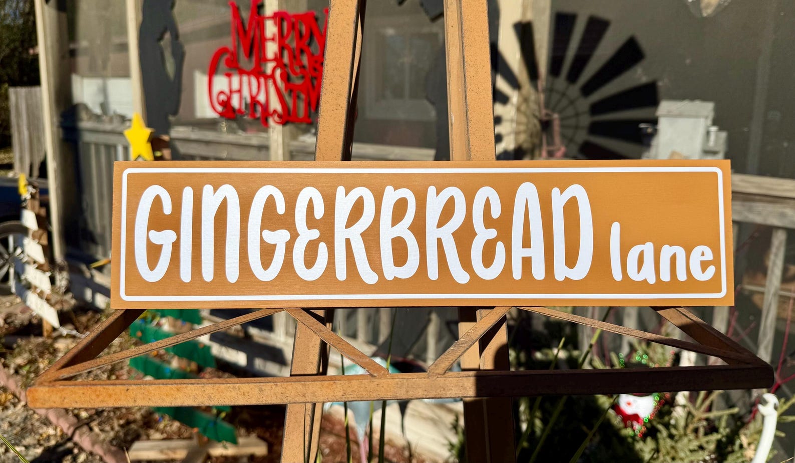 Gingerbread Lane Street Sign - Etsy