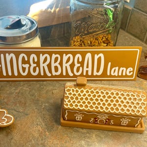 Gingerbread Lane Street Sign - Etsy