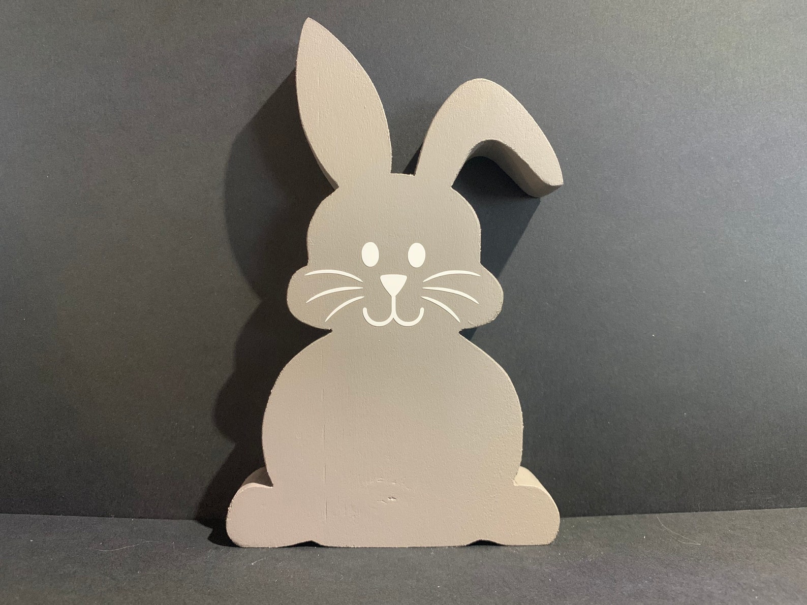 Easter Bunny Painted Wood Bunny painted wood Rabbit wood Etsy