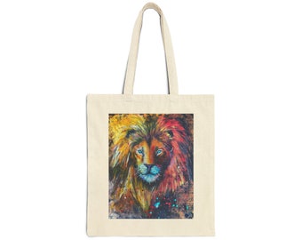 Sac fourre-tout en toile de coton Lion of Judah