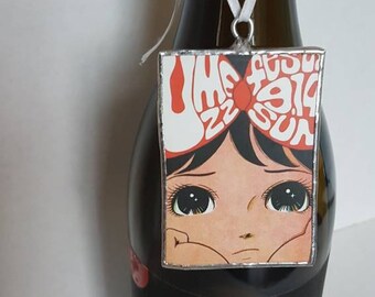 anime wine charm etsy