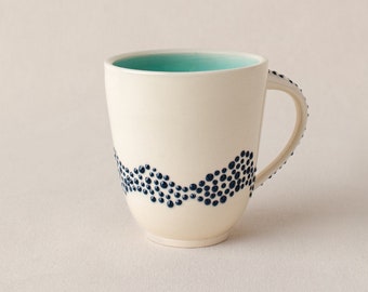 Ceramic stoneware coffee handmade mug. Pottery mugs. Coffee mug. Tea mug. Ceramic mug. Clay mug.