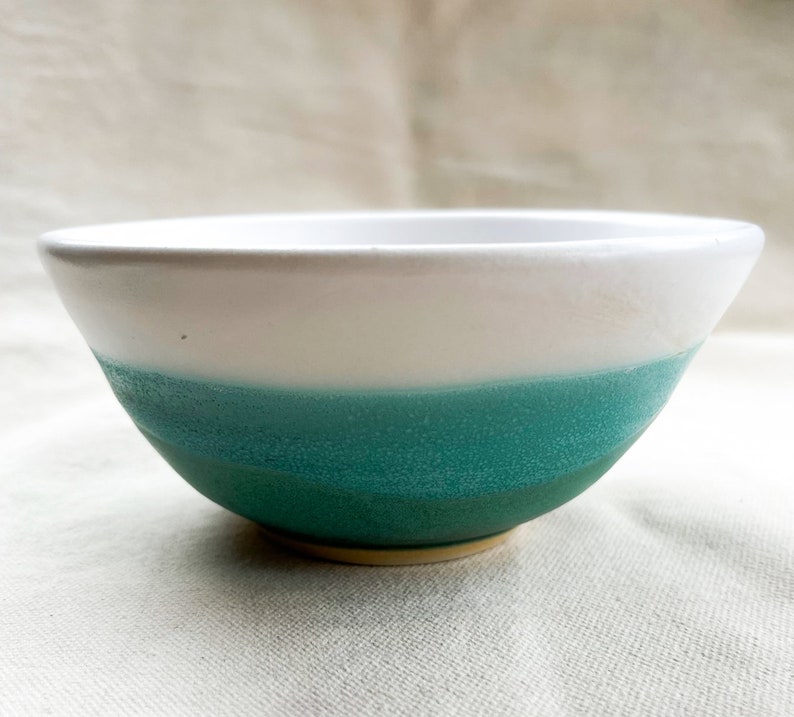 Ceramic handmake stoneware bowl. Salad bowl. Glory bowl. Pottery bowl. Cereal bowl. Bowl image 4