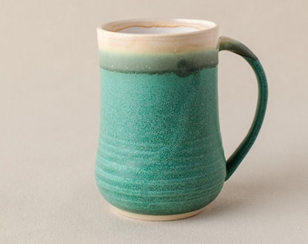Ceramic stoneware coffee handmade mug. Pottery mugs. Coffee mug.