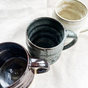 Ceramic stoneware coffee mug. Coffee mug. Tea mug. Pottery mug. Ceramic mug. Clay mug. image 6