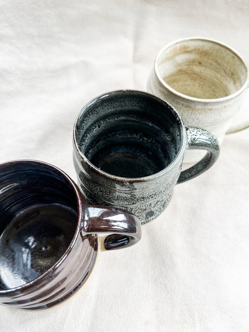 Ceramic stoneware coffee mug. Coffee mug. Tea mug. Pottery mug. Ceramic mug. Clay mug. image 6