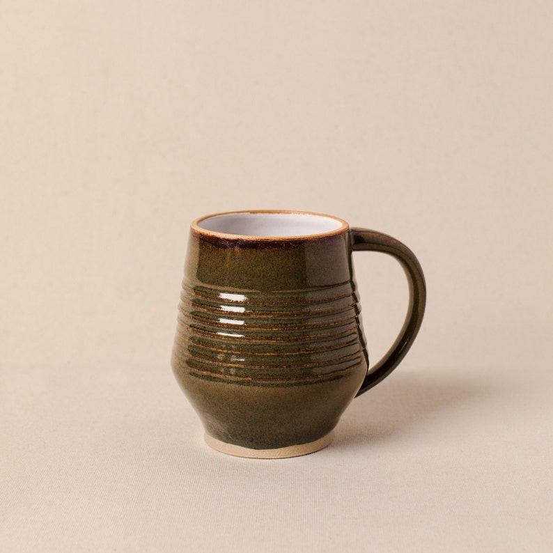 Ceramic stoneware coffee handmade mug. Coffee mug. Tea mug. Pottery mug. Ceramic mug. Clay mug. image 2