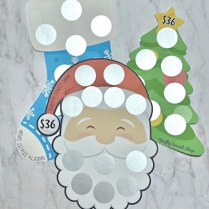 Christmas Scratch Off Savings Challenges