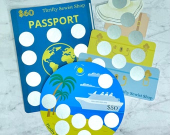 Travel Scratch Off Savings Challenges