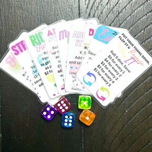 Dizzy Dice Laminated Card Game