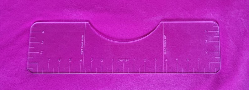 Download Shirt Alignment Tool TShirt Ruler Sturdy US Sourced Clear ...