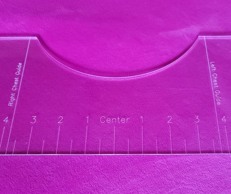 Download 4 PIECE BUNDLE SET Shirt Alignment Tool TShirt Ruler | Etsy