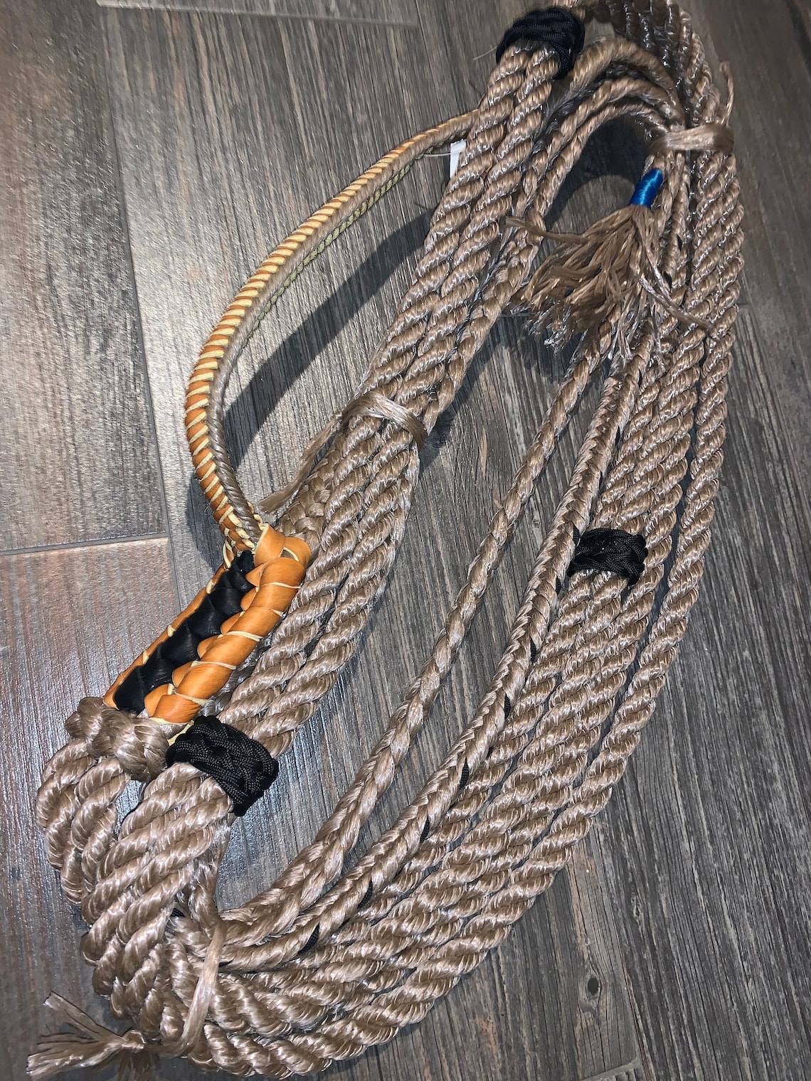 EPT Bull Ropes Traditional Tan Poly Pro 9x5lh Rodeo Riding Bull Rider