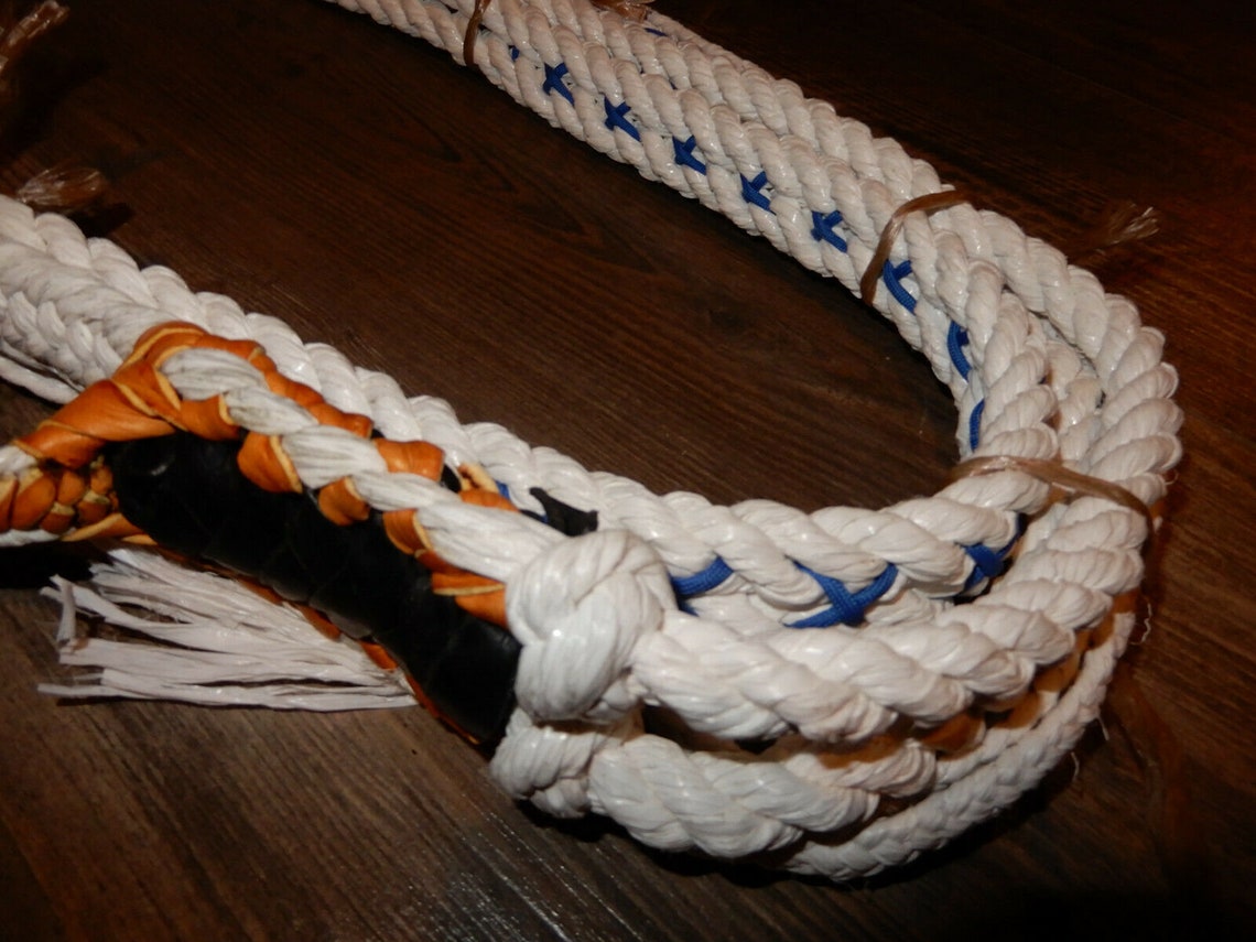 Bull Rope Poly White Custom PRO 9/7 Right Hand EPT Bull Ropes Etsy
