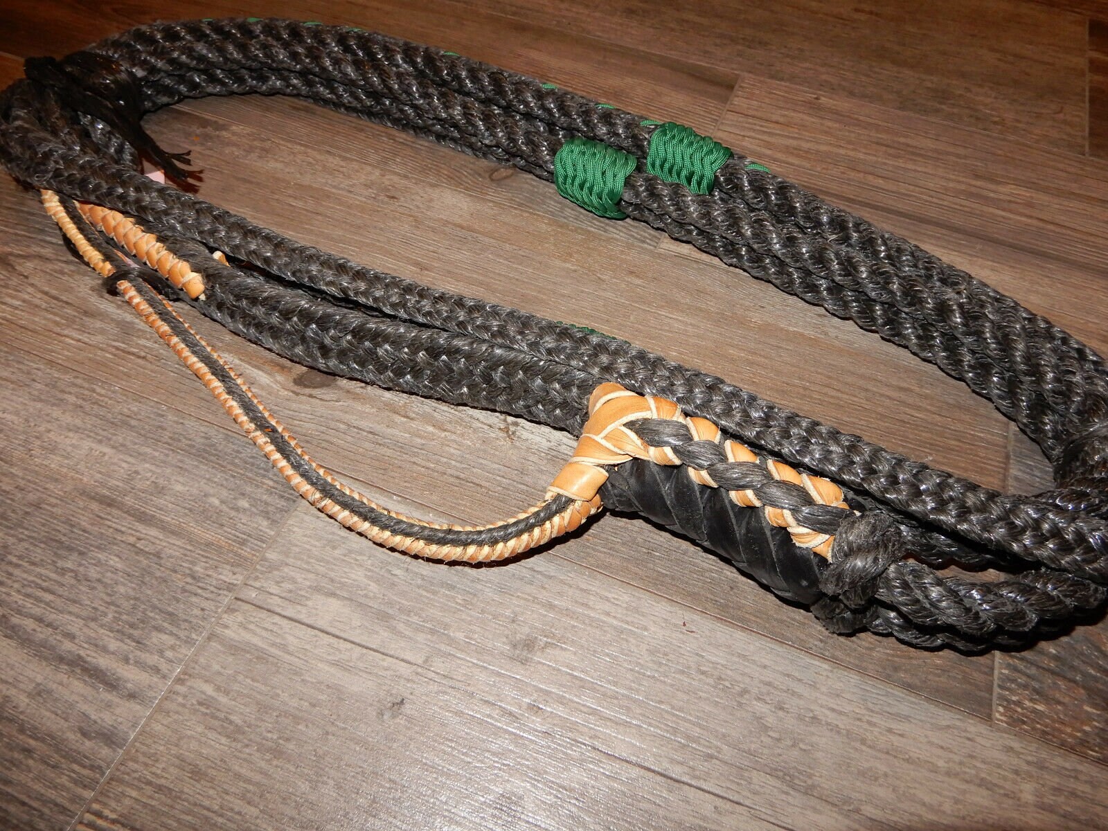 Bull Rope Poly Black Custom PRO 9/7 Left Hand EPT Bull Ropes Rodeo