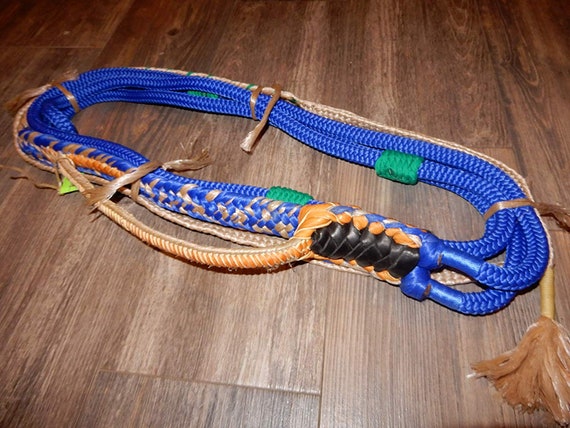 Bull Rope Royal Blue Custom PRO 9/7 Left Hand EPT Bull Ropes Bull Riding  Rodeo Bull Rider 