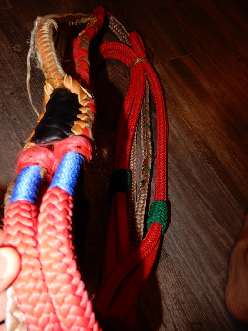 Bull rope RED Custom PRO 9/7 Left Hand EPT Bull Ropes Etsy