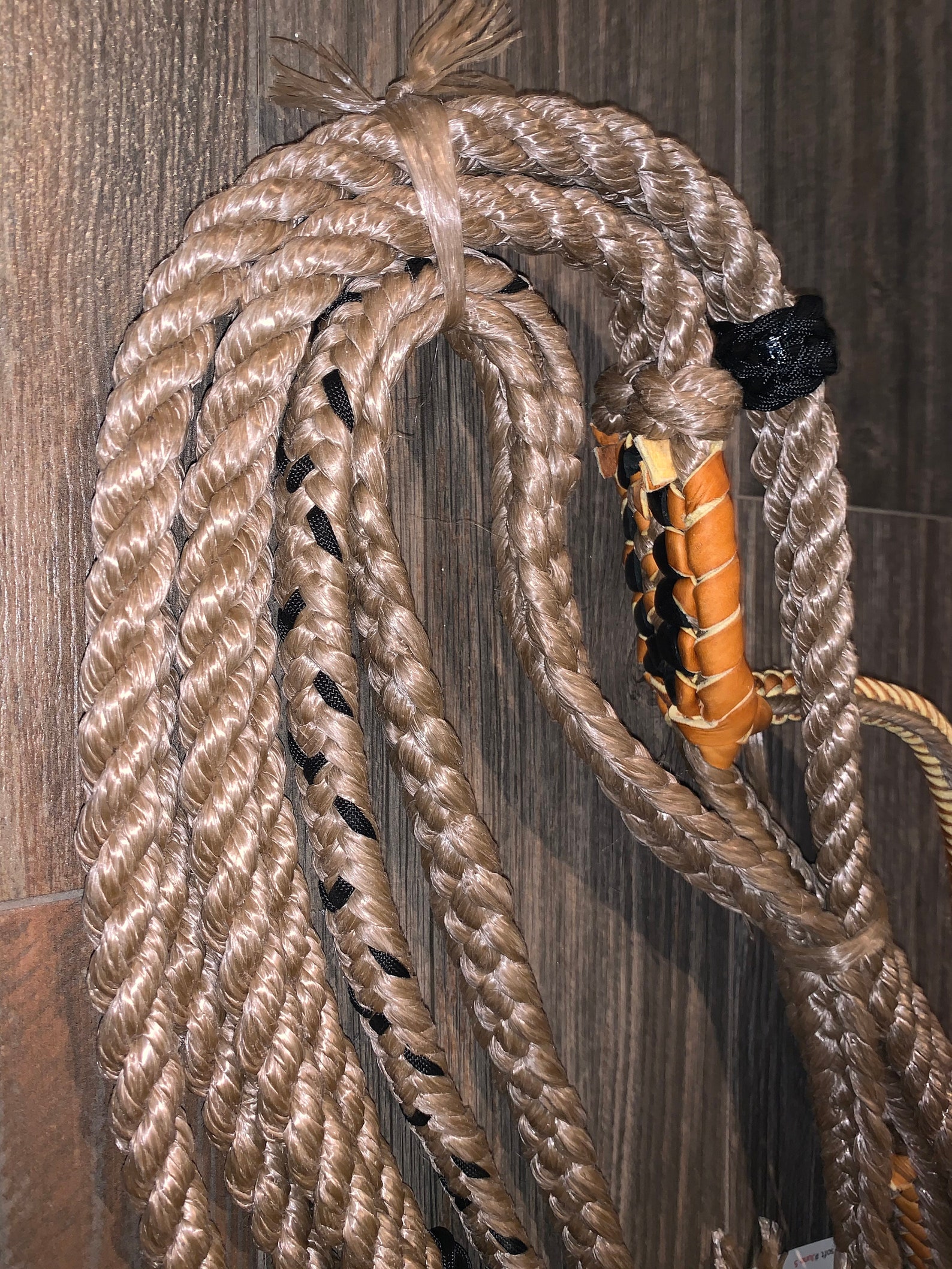 EPT Bull Ropes Traditional Tan Poly Pro 9x7lh Rodeo Riding Bull Rider