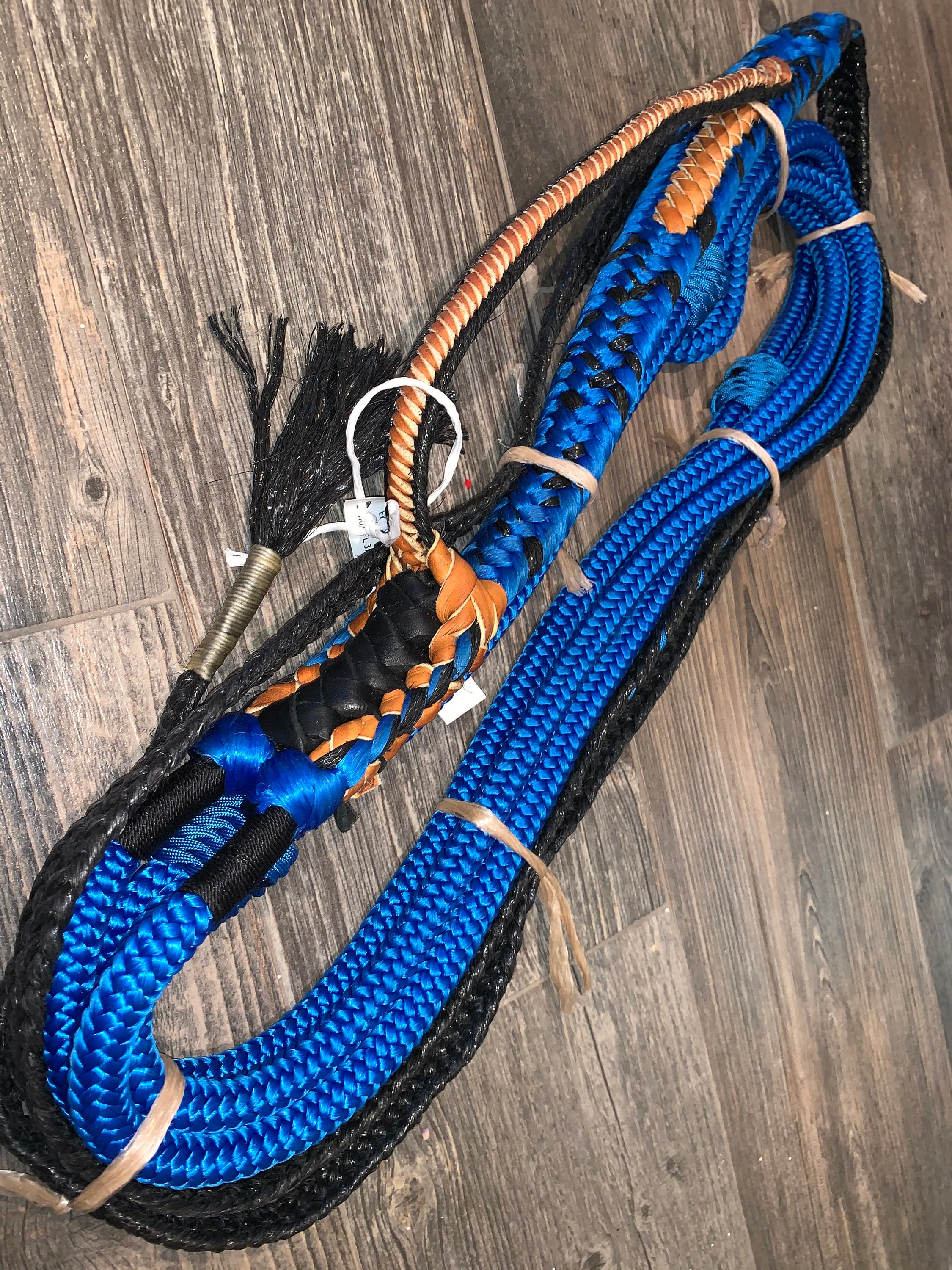 Bull Rope Blue & Black Pro 9/7 Right Hand 3/4 X 7/8 Ept Bull Ropes Bull  Riding Rodeo Bull Rider 16 -  Canada