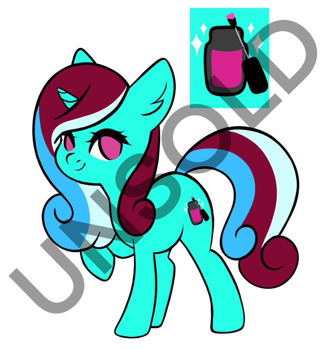 MLP My Little Pony Unicorn Adopt Adoptable OC Original - Etsy