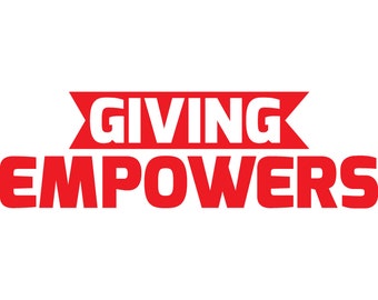 Regalar empodera camiseta... Motivar a los demás